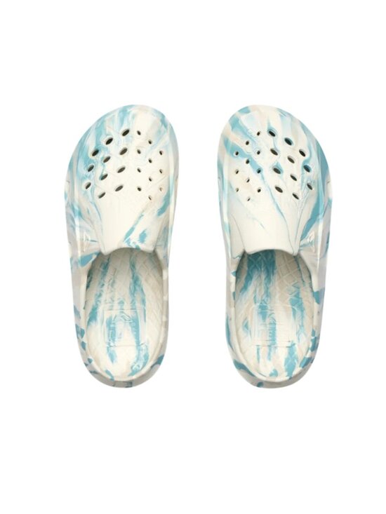 Reef Men\'s Glider Water-Friendly Slide Sandals - Off White/Blue Marble main image 5